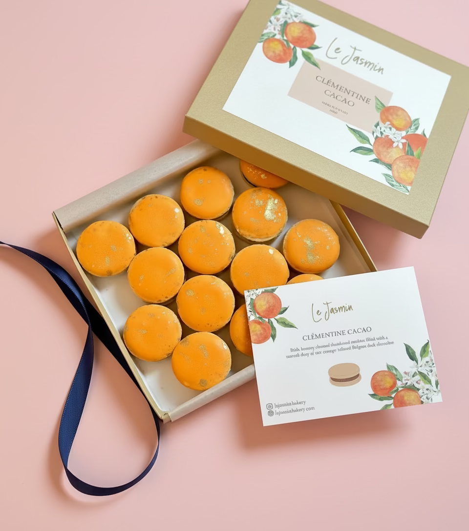 orange chocolate cookie