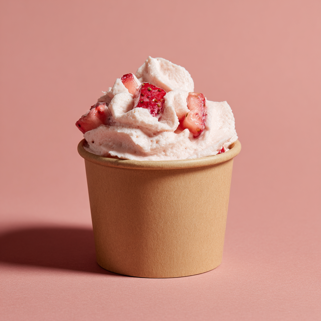 Strawberry Vanilla Cup Cake