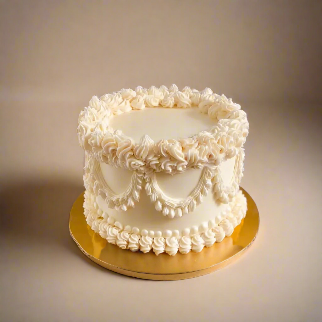 peach lambeth cake, buttercream mango cake, mango cake, fresh cake, beautiful cake, toronto cake