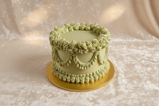 vintage cake lambeth cake custom cake strawberry matcha cake toronto custom cake dot cake asters patisserie toronto top bakery