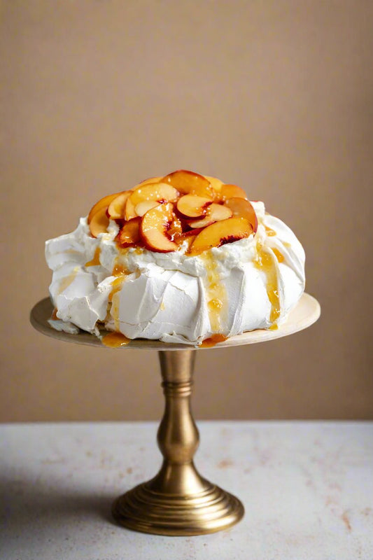 Peaches & Cream Pavlova