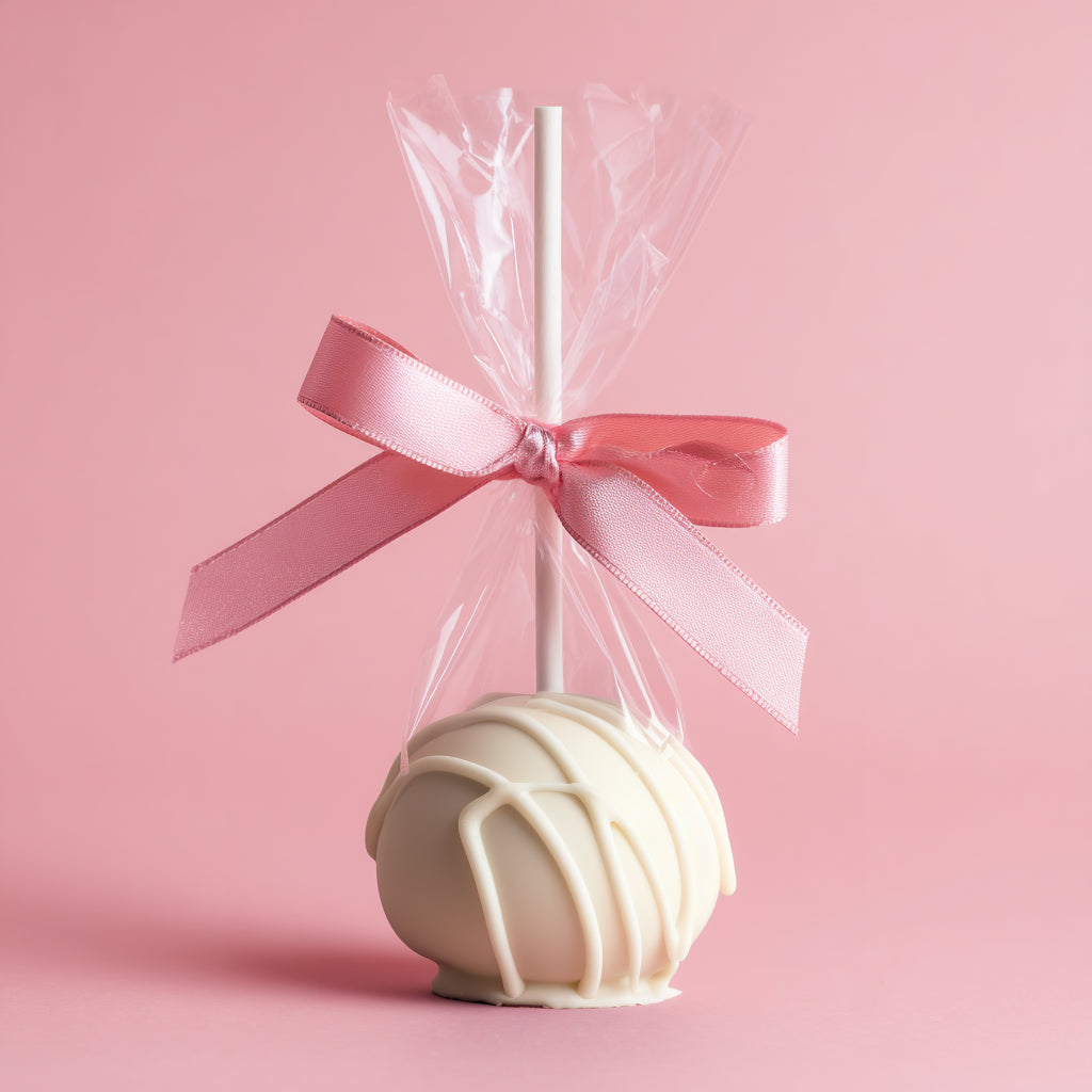 White chocolate cake pop toronto bakery vanilla cake pop customized cake pop toronto cake pops cake popsicles, toronto pastry shop, affordable add ons, sweets table add ons toronto, wedding favours toronto, asters, le jasmin bakery 