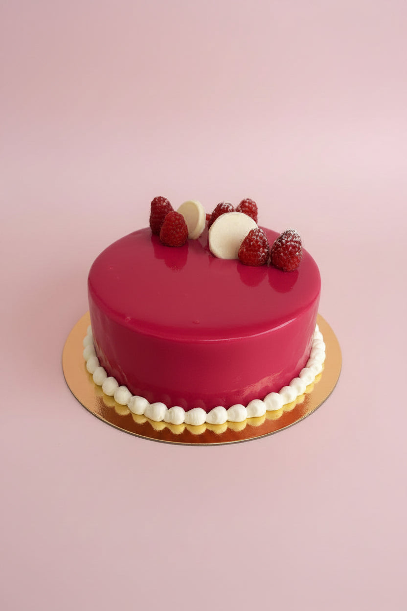 raspberry, lemon raspberry, summer cake, cake of the day, patisserie, dessert