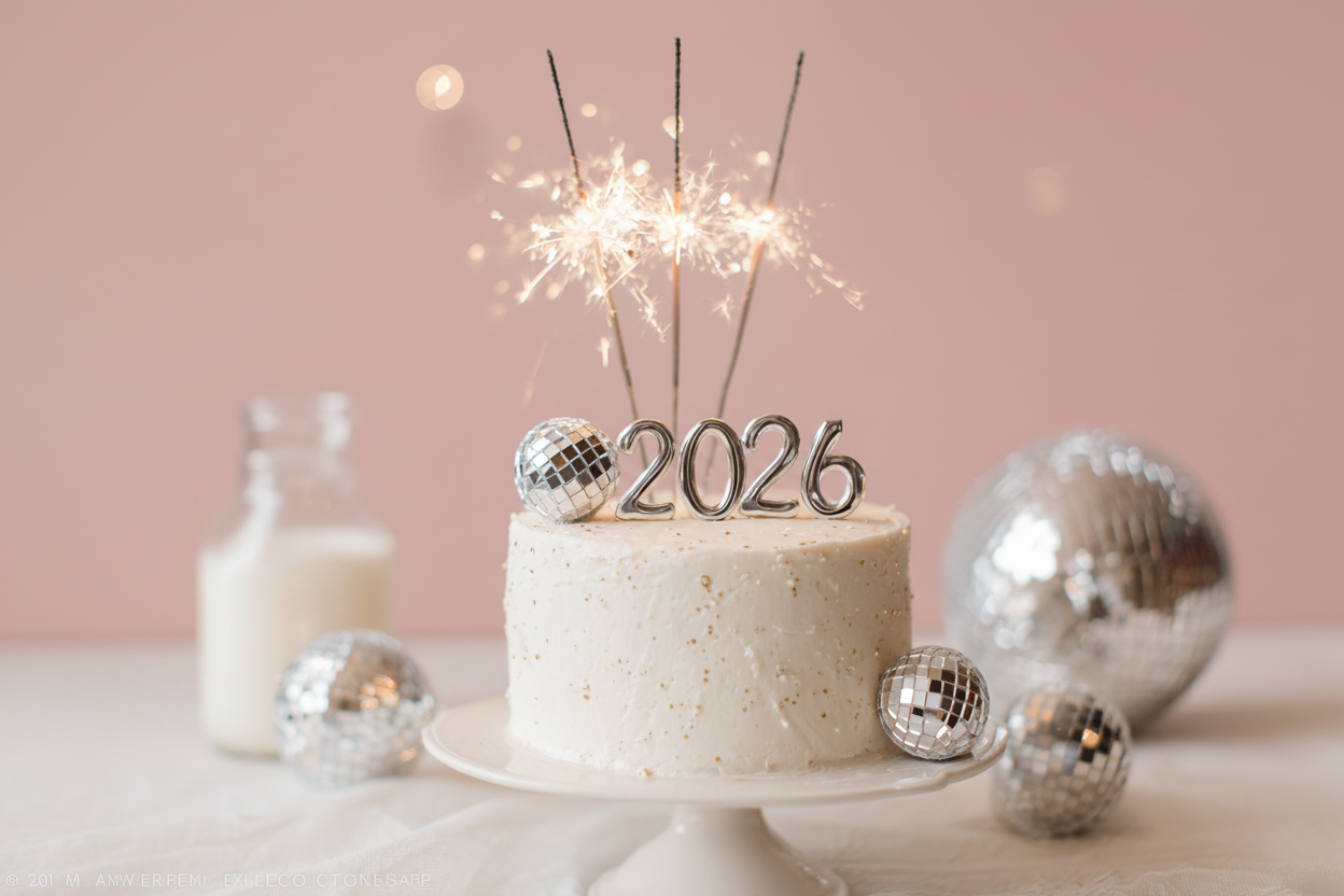 new year cake, 2026 