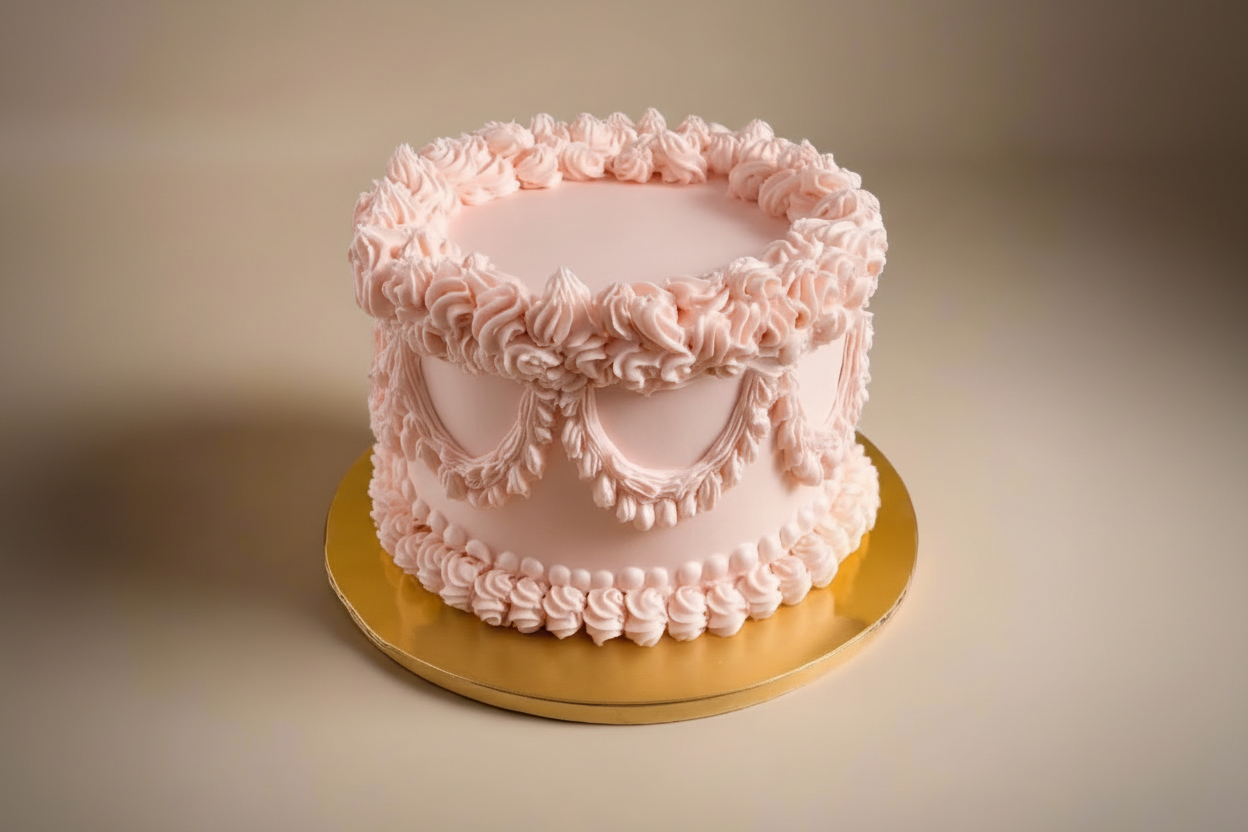 Strawberry Vintage Cake
